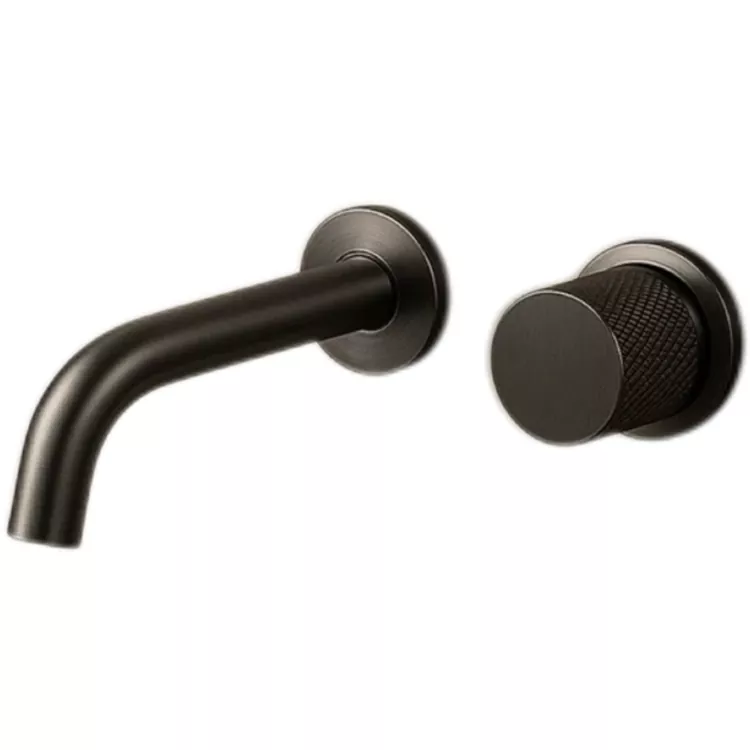 Faucet lagan uisge teth is fuar falaichte air a chuir air balla