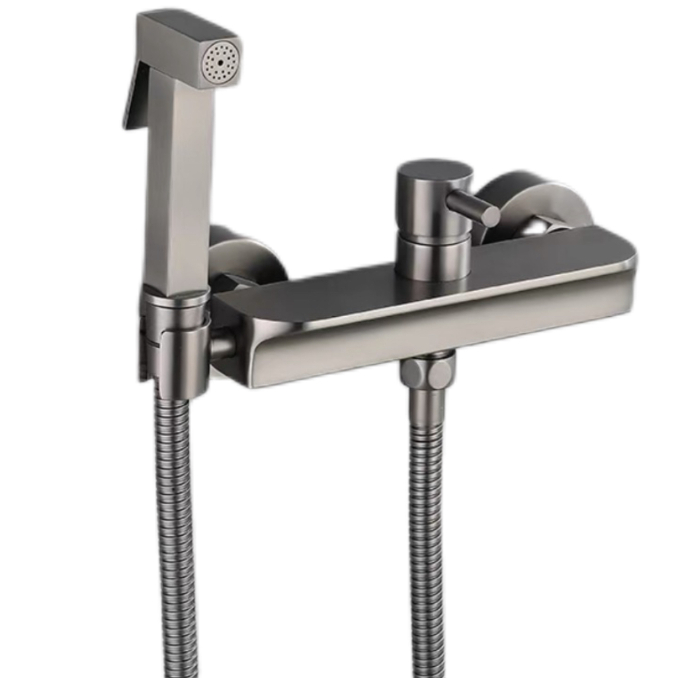 Seata spraeire bidet teth is fuar Gunmetal Grey
