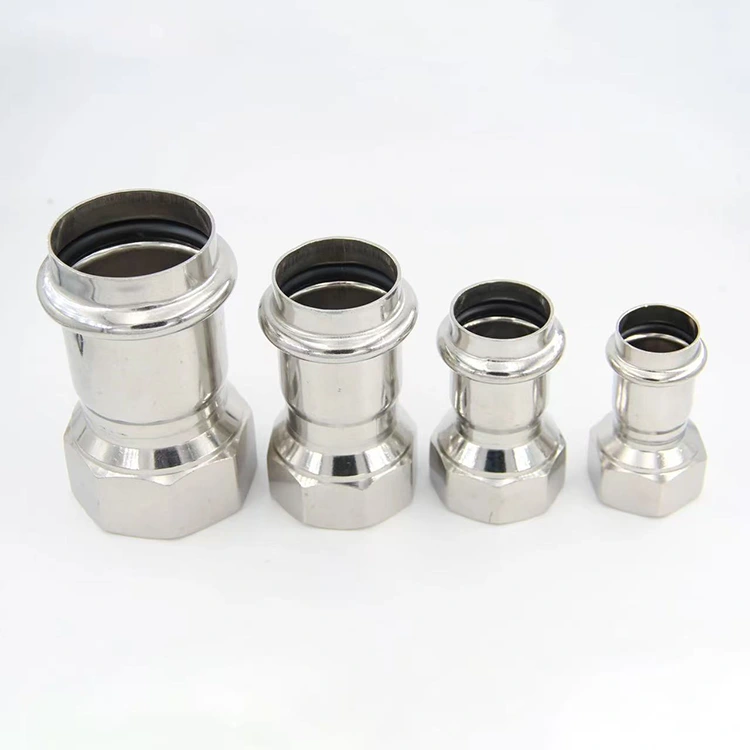 Double-Press Female Threaded Adapter