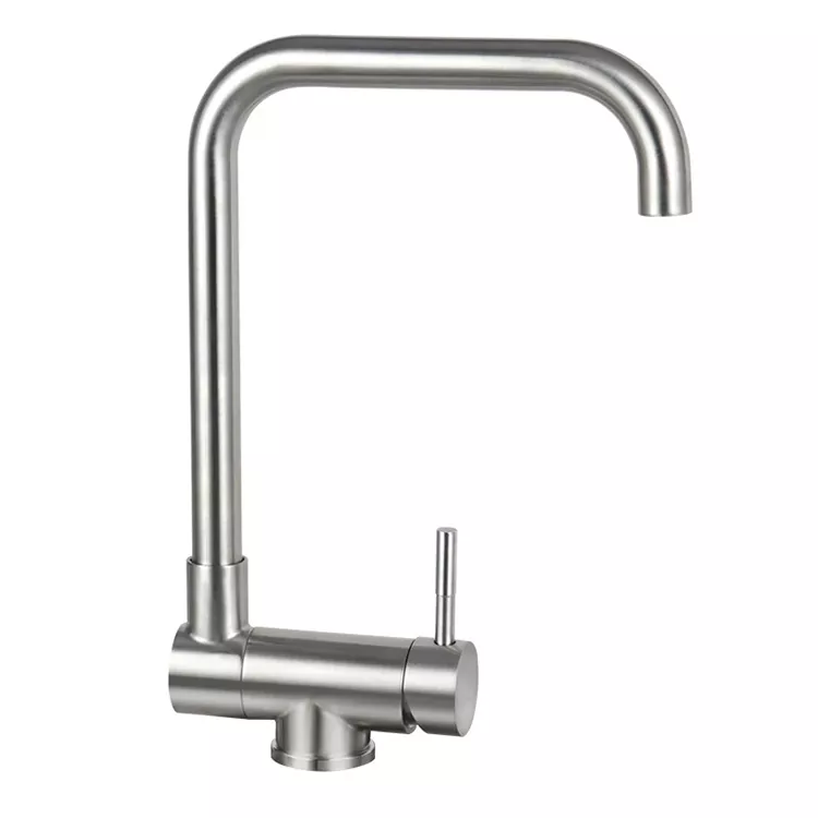 Faucet cidsin fillte seachd-caractaran teth is fuar Faucet cidsin fillte seachd-caractaran teth is fuar