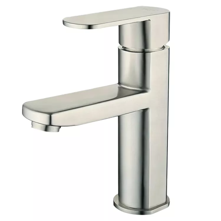 Corp cruinn colbh ceàrnagach faucet basan teth is fuar