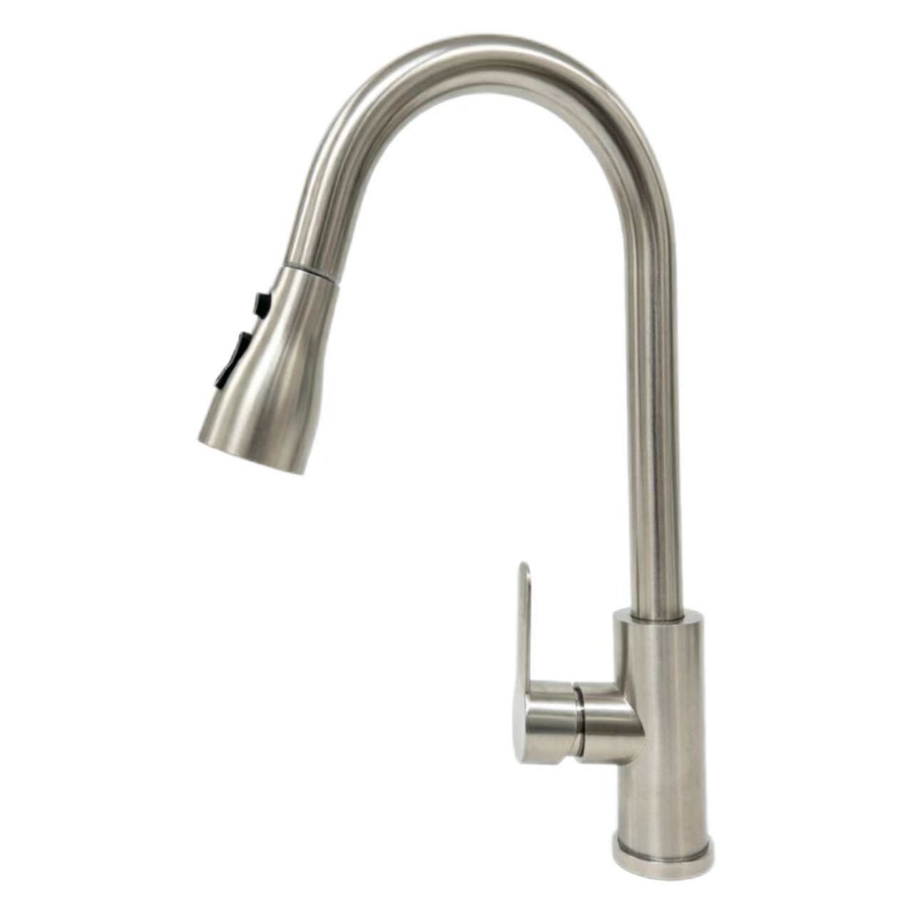 Faucet cidsin a tha a’ tarraing a-mach amhach eala teth is fuar