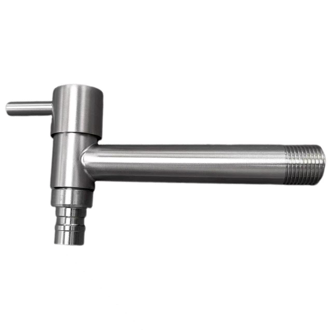 Faucet stàilinn gun staoin le cumadh T